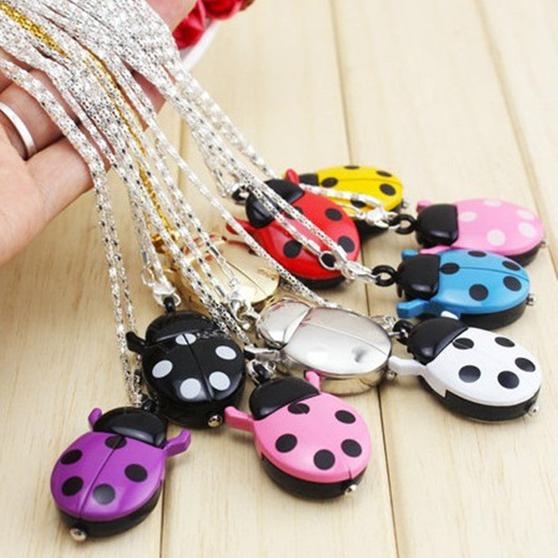 🐞Ladybug Timekeeper: Adorable Pocket Watch Keychain for Buggy Timing!🐞 - Bug Zoo Store