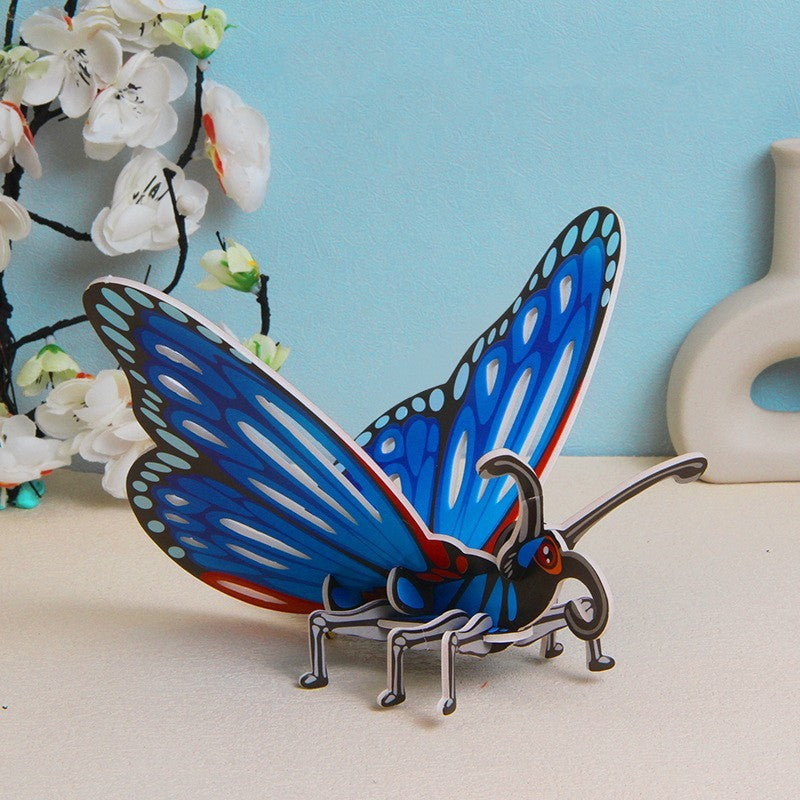 DIY 3D Puzzle Insects - Butterfly, Honeybee, Mantis, and More