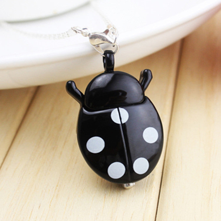 🐞Ladybug Timekeeper: Adorable Pocket Watch Keychain for Buggy Timing!🐞 - Bug Zoo Store