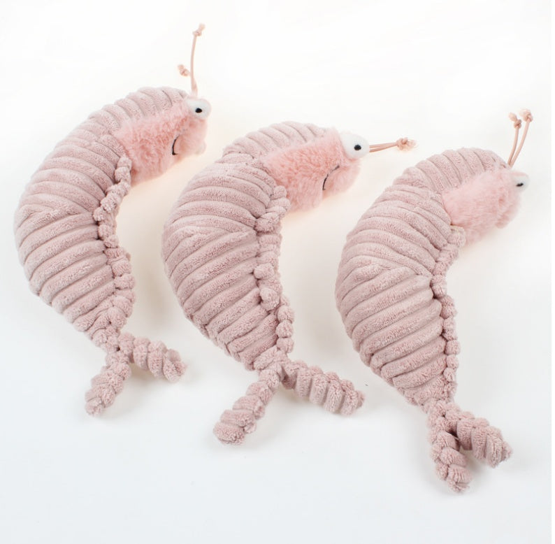 Shrimply the Best: Plush Crawling Shrimp Buddies