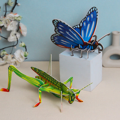 DIY 3D Puzzle Insects - Butterfly, Honeybee, Mantis, and More - Bug Zoo Store