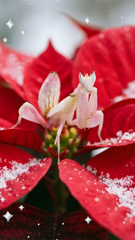 The Poinsettia Assassin Phone Wallpaper (4K)