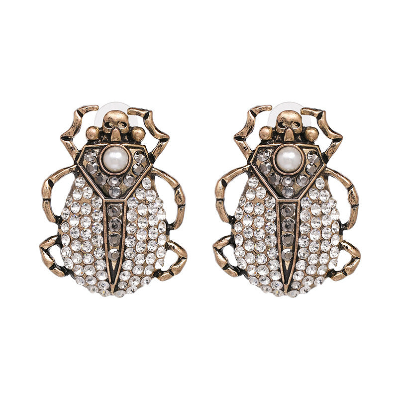 Bling Your Beetle: Glittering Ladybug Earrings 🐞💥 - Bug Zoo Store