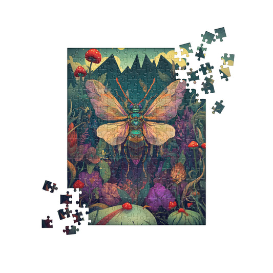 Enchanted Waspy Realm Puzzle – 252 Pieces of Nature's Wonders - Bug Zoo Store