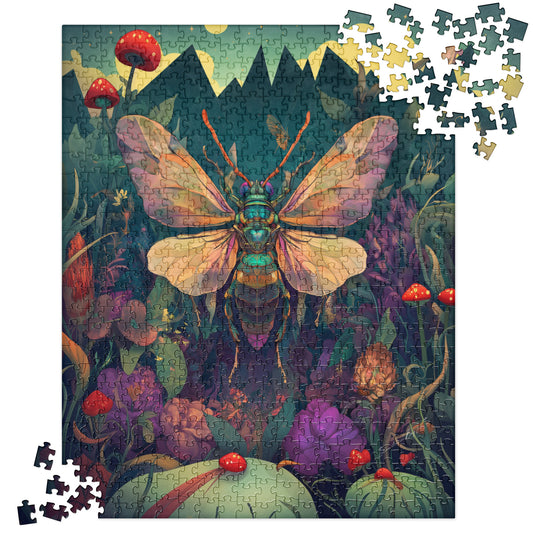 Enchanted Waspy Realm Puzzle - 520-Piece Jigsaw Puzzle