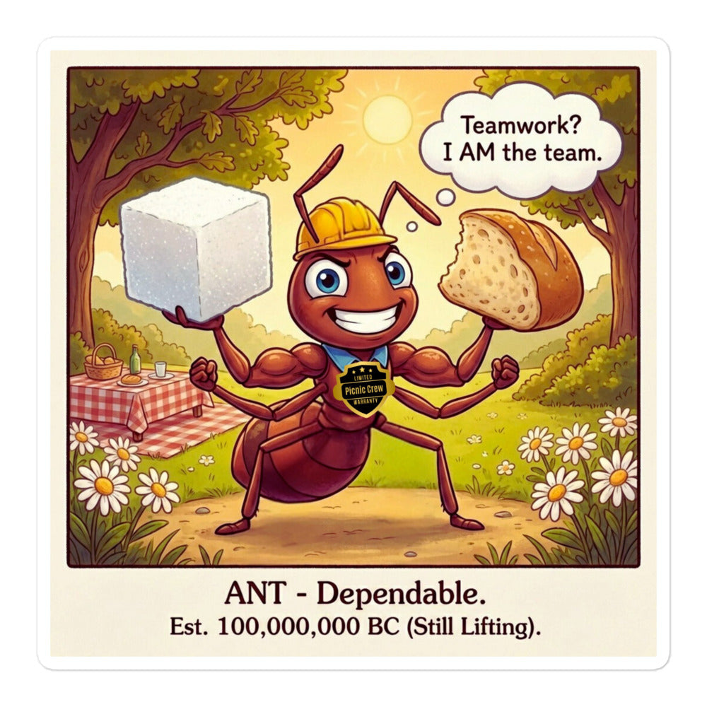 Ant vinyl sticker detail view