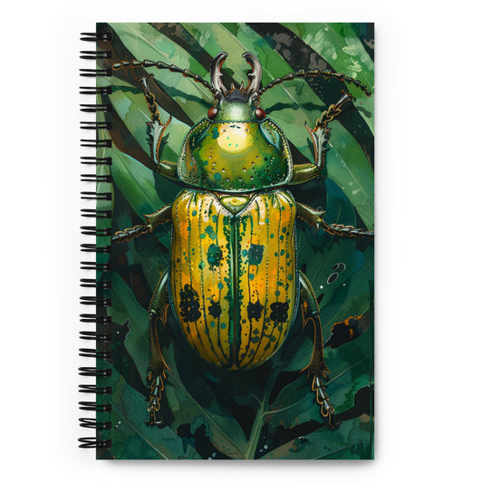 Beetle-Themed Spiral Notebook: Your Perfect Writing Companion 🐞 - Bug Zoo Store