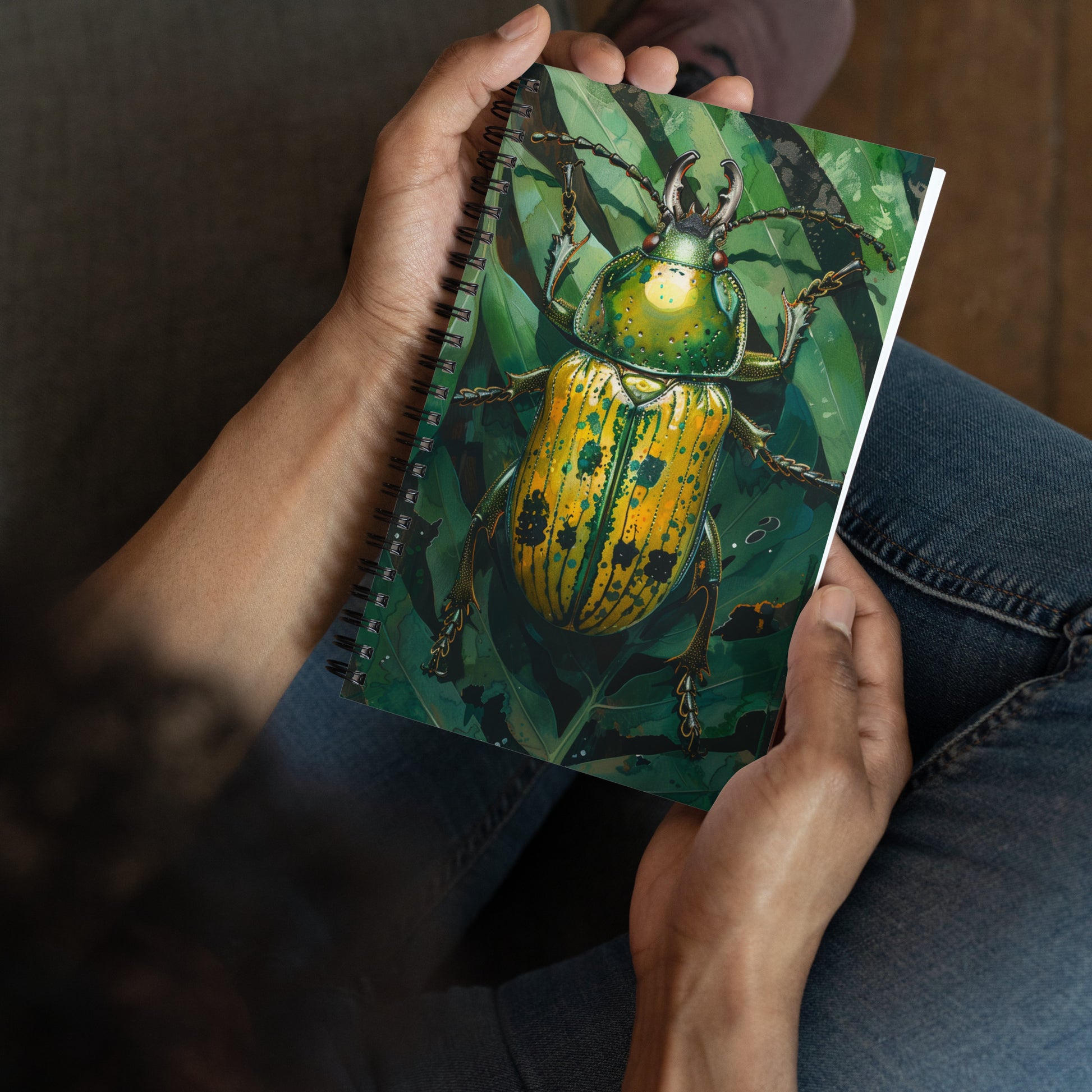 Beetle-Themed Spiral Notebook: Your Perfect Writing Companion 🐞 - Bug Zoo Store