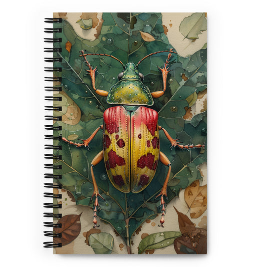 Bug Lover's Spiral Notebook - Beetle Edition! 🐞 - Bug Zoo Store