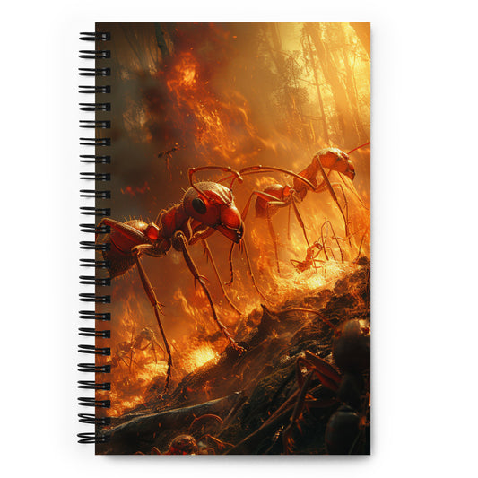 🔥 Inferno Ants Spiral Notebook: Hot Ideas, Cool Design! 🔥 - Bug Zoo Store