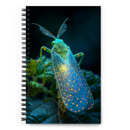 🦟 Glowing Lumibug Spiral Notebook: Illuminate Your Thoughts! 🦟 - Bug Zoo Store