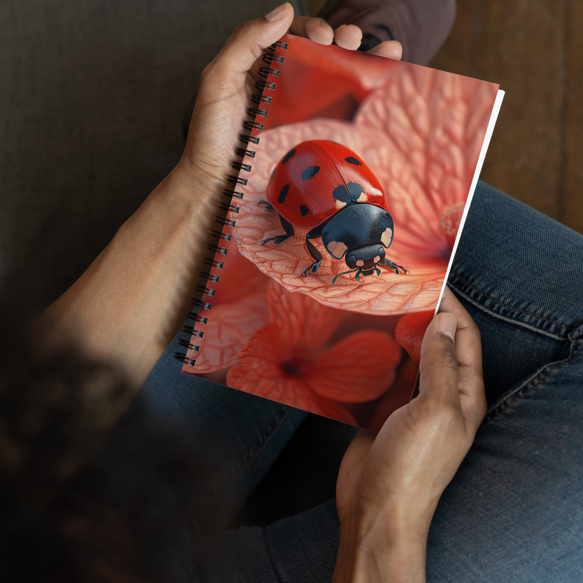 Ladybug Notebook 🐞 Ladybug Love Spiral Notebook: Spot-On Creativity! 🐞 - Bug Zoo Store