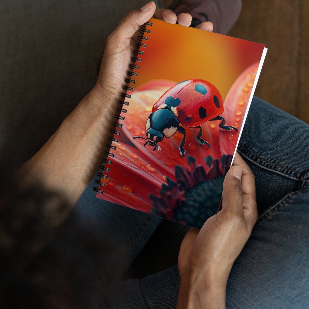 Ladybug Notebook 🐞 Lucky Lady DotGrid Notebook: Spot Your Genius! 🐞 - Bug Zoo Store