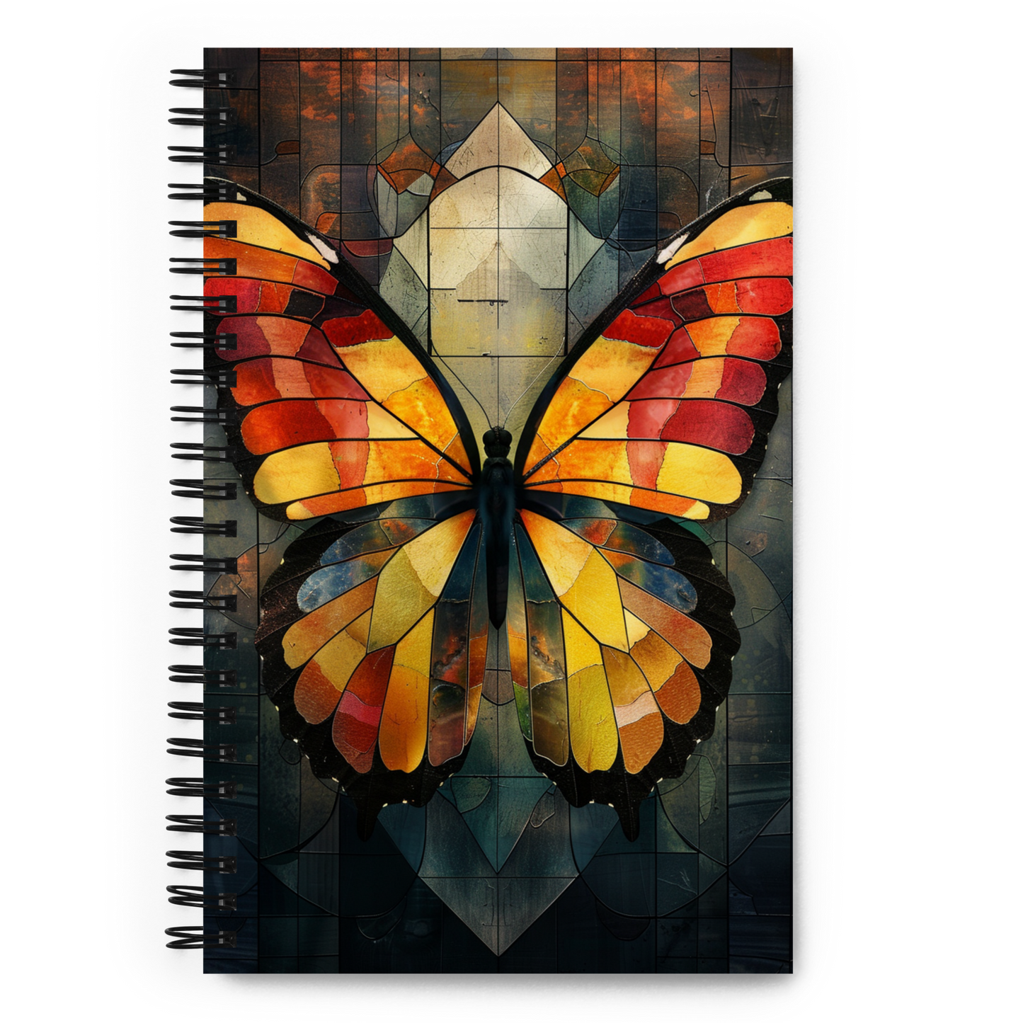 🦋 Stained Glass Butterfly Notebook: Capture Your Brilliant Ideas 🦋 - Bug Zoo Store