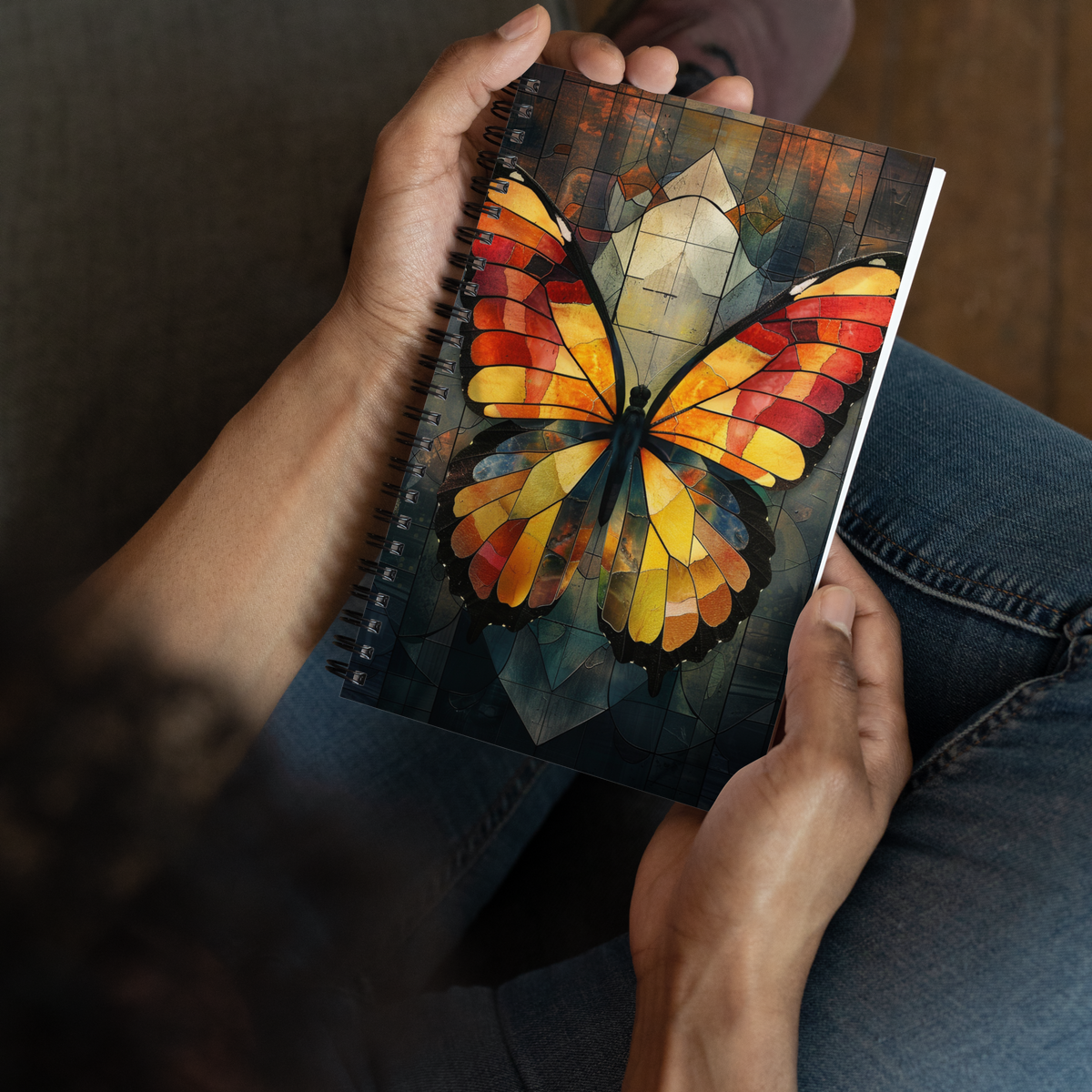 Butterfly Effect Notebook 🦋 Stained Glass Butterfly Notebook: Capture Your Brilliant Ideas 🦋 ...